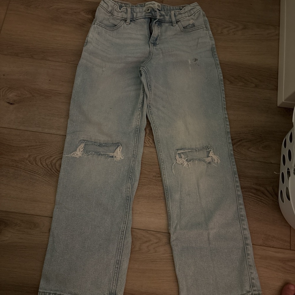 Abercrombie Kids Light Blue Baggy Jeans